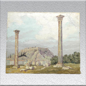 Hans Hentschke: Blick auf die Akropolis