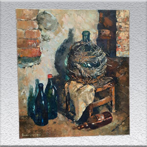 E. Bernard-Reichelt: im Weinkeller