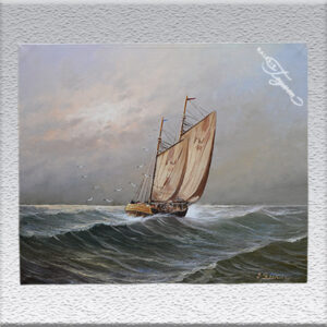 G. Seekatz: Kutter auf hoher See