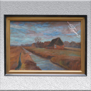 Heinz Dodenhoff: Worpswedener Landschaft