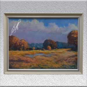 Günter Buchecker: Landschaft "Herbstbäume"