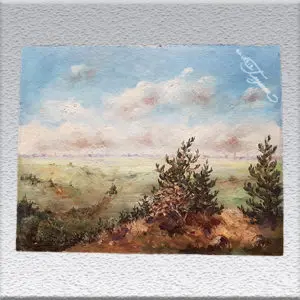 H. Kirchhof (Cuxhaven): Landschaft am Stadtrand
