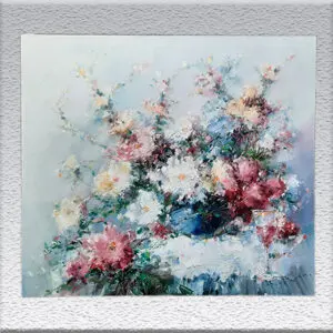 I. Henze-Morro: impressionistisches Blumenbild