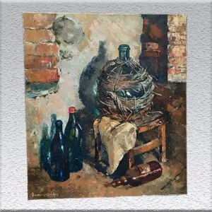 E. Bernard-Reichelt: im Weinkeller
