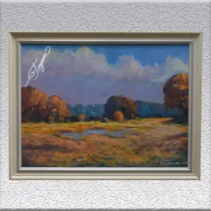 Günter Buchecker: Landschaft "Herbstbäume"